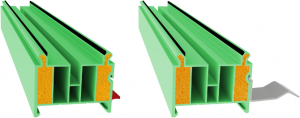 Profile podokienne metal-plast polka blaszka